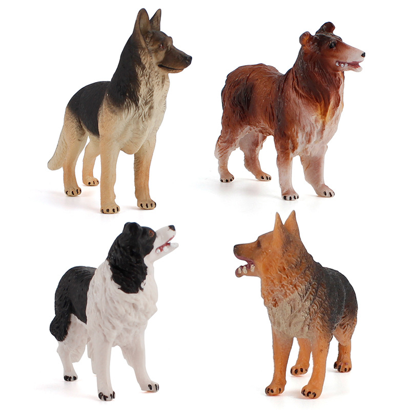 Kids Toys Dog - Realistic Pet Animal Models Children German