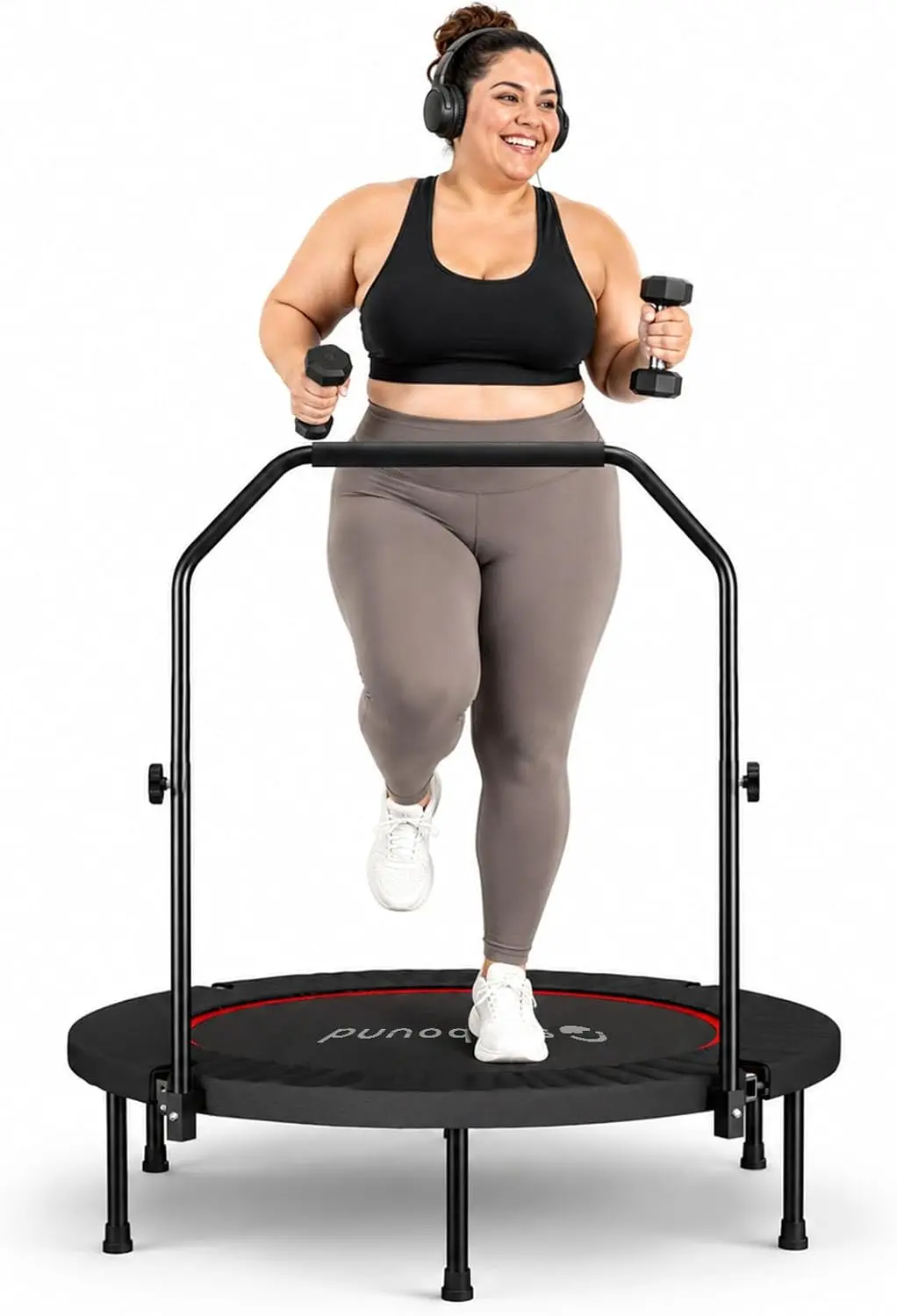 Trampoline Mini Indoor - Rebounder Trampoline for Adults - Indoor