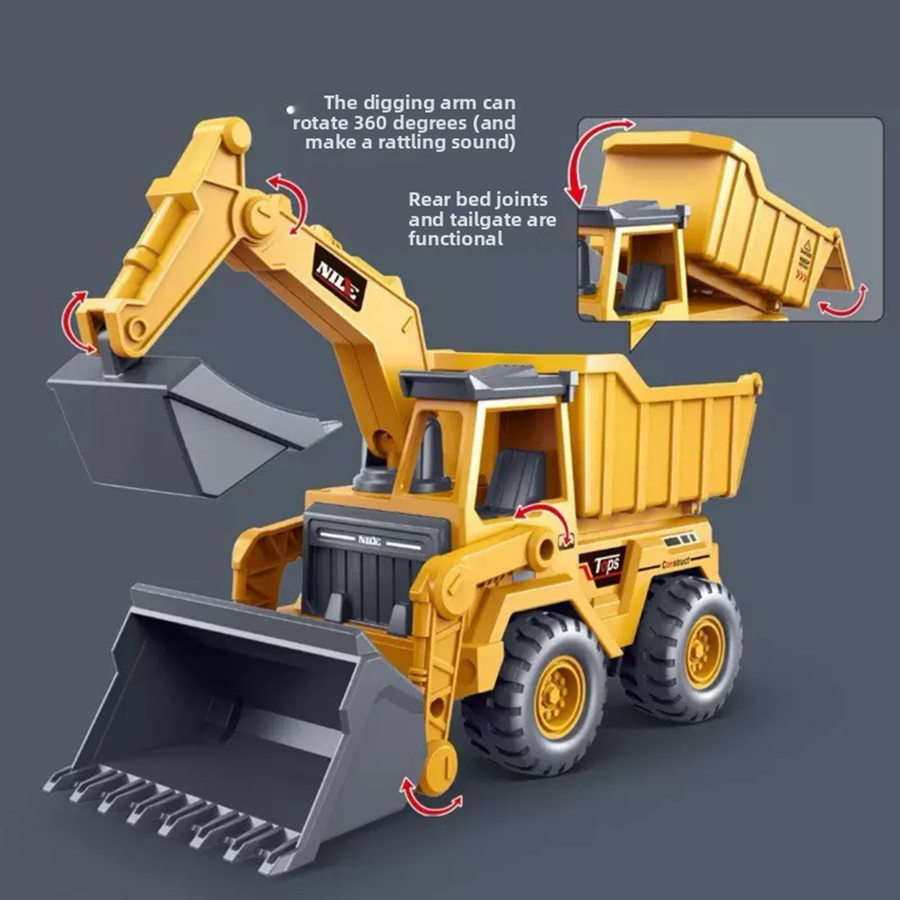Kids Toys Supplier - 1pcs Excavator Truck Model Toy Engineering