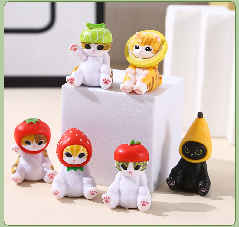 Kids Toys Animal - Anime Mofusand Figure Dressing Kawaii Cats