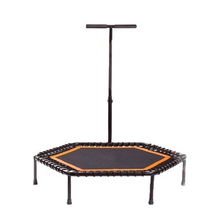 Trampoline Mini Indoor - Silent Mini Trampoline with Adjustable Handle