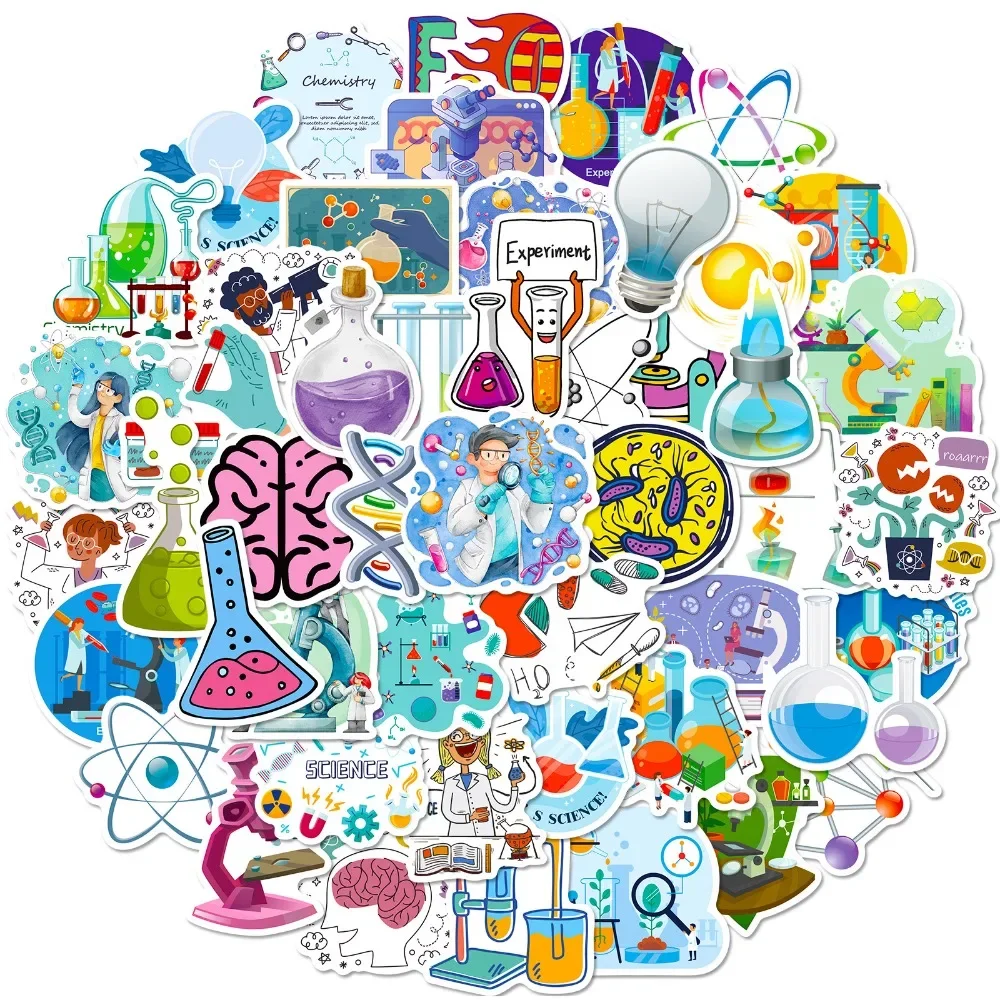 50PCS Cartoon Science Lab Stic - Kids Toys Vintage 评论和价格