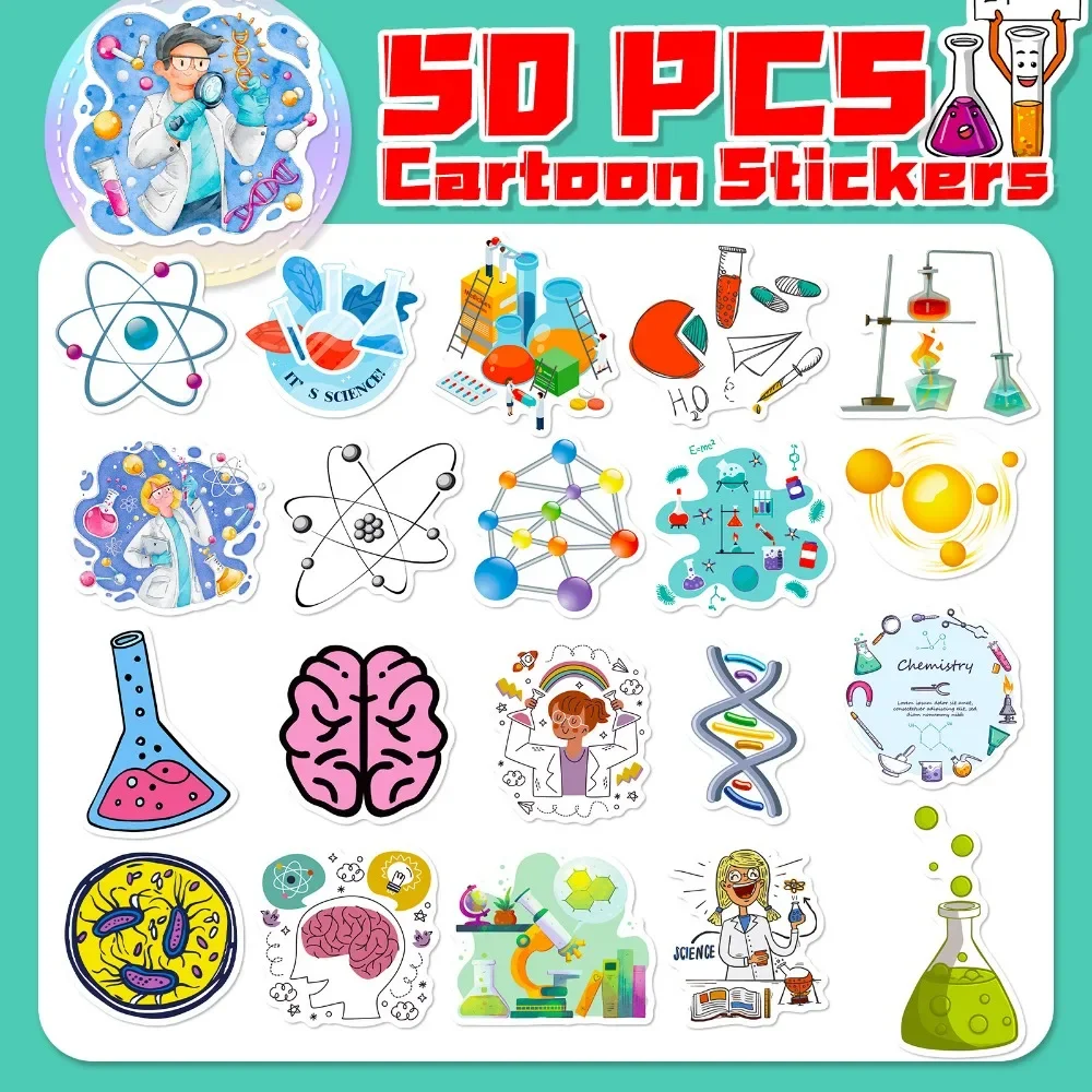 50PCS Cartoon Science Lab Stic - Kids Toys Vintage 评论和价格