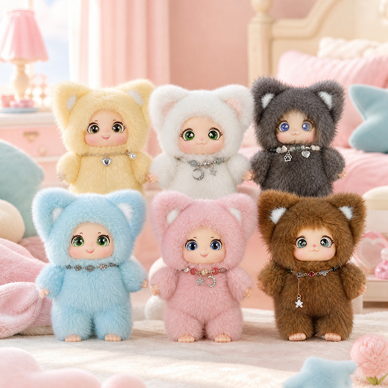Kawaii Fox Plush Toy Fox Vinyl - Kids Toys Animal 评论和价格