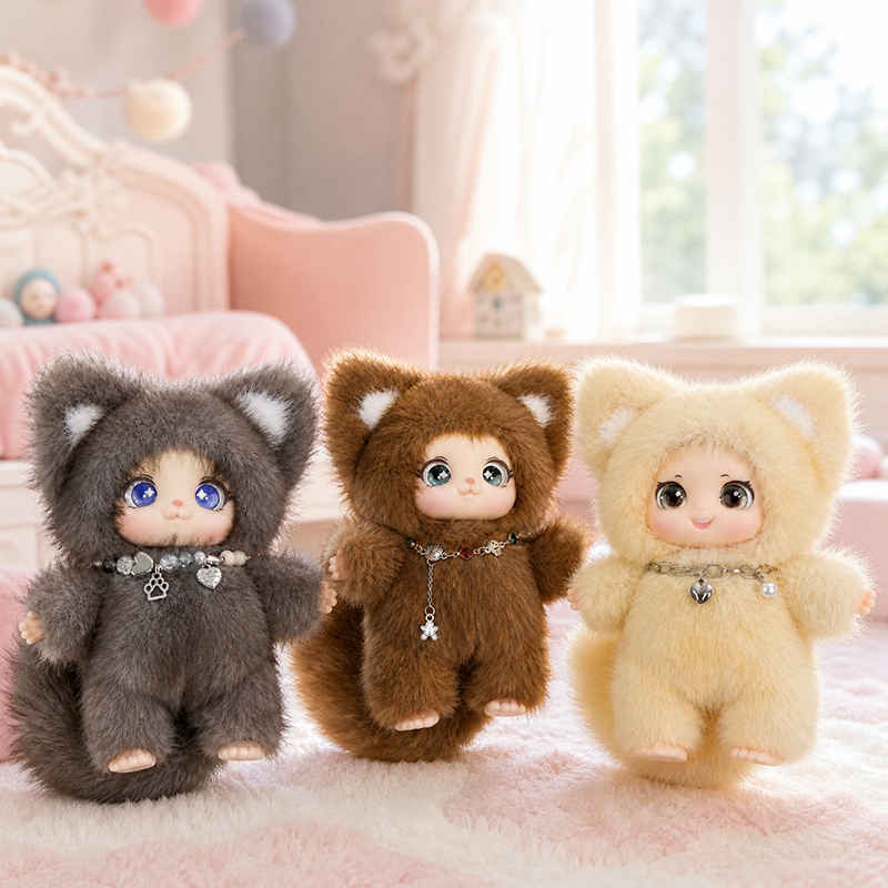 Kawaii Fox Plush Toy Fox Vinyl - Kids Toys Animal 评论和价格