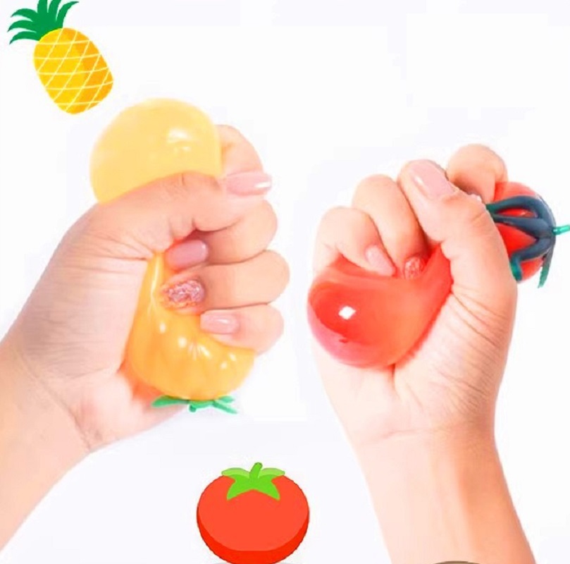 TPR Decompression Fruit Egg To - Kids Toys Play Egg 评论和价格