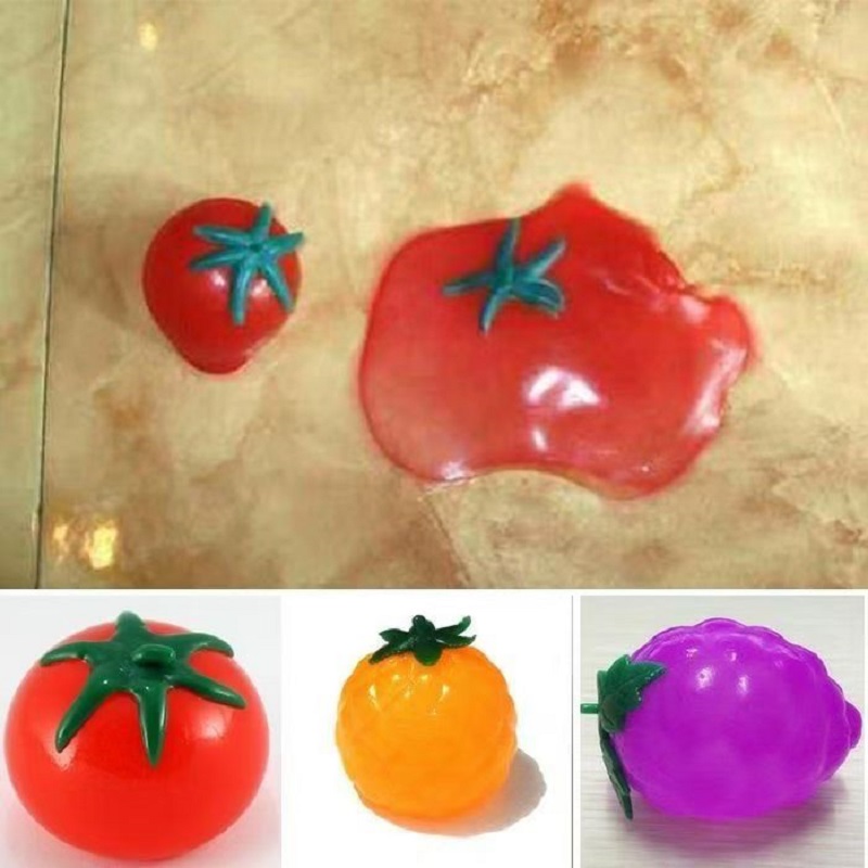TPR Decompression Fruit Egg To - Kids Toys Play Egg 评论和价格