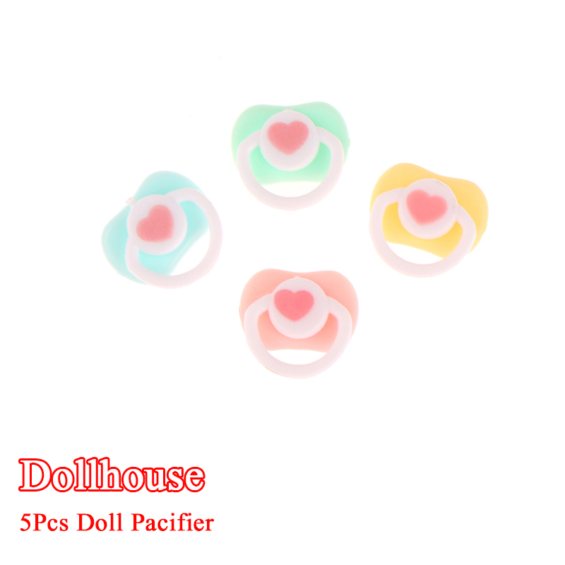 5Pcs Lovely Mini Doll Pacifier - Kids Toys House 评论和价格