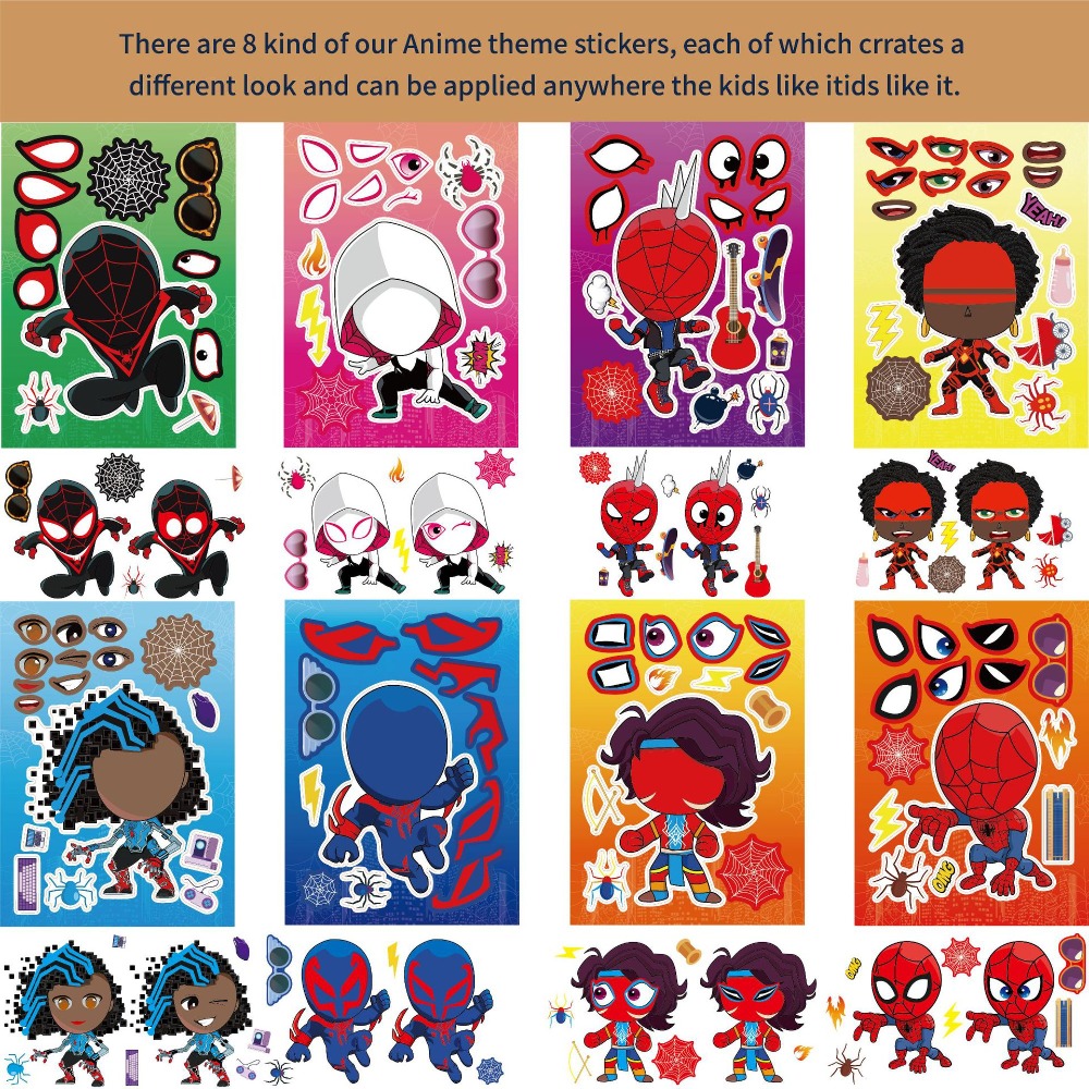 8/24pcs Spider Man  Puzzle Sti - Kids Toys Supplier 评论和价格