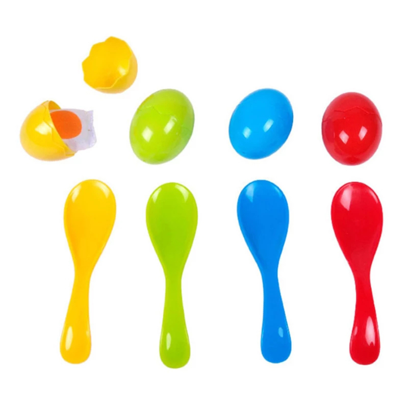 Set Egg And Spoon Game For Kid - Kids Toys Play Egg 评论和价格