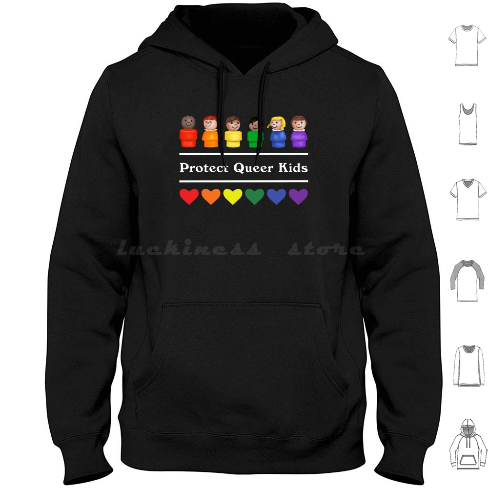 Protect Queer Kids Hoodies Lon - Kids Toys Little People 评论和价格