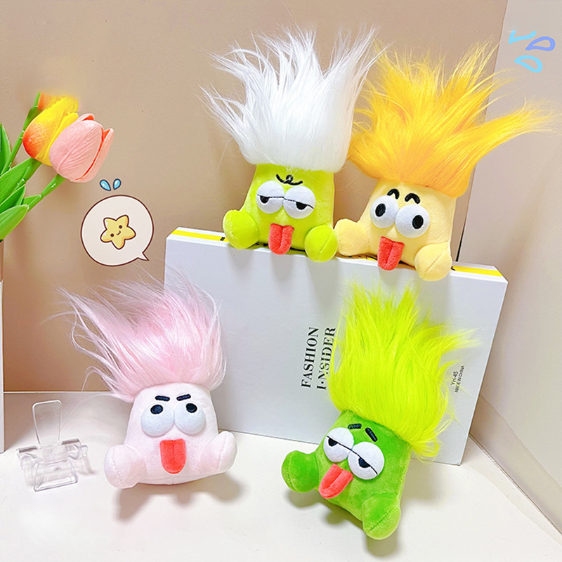 Cartoon Fried Hair Quirky Doll - Kids Quirky Toys 评论和价格