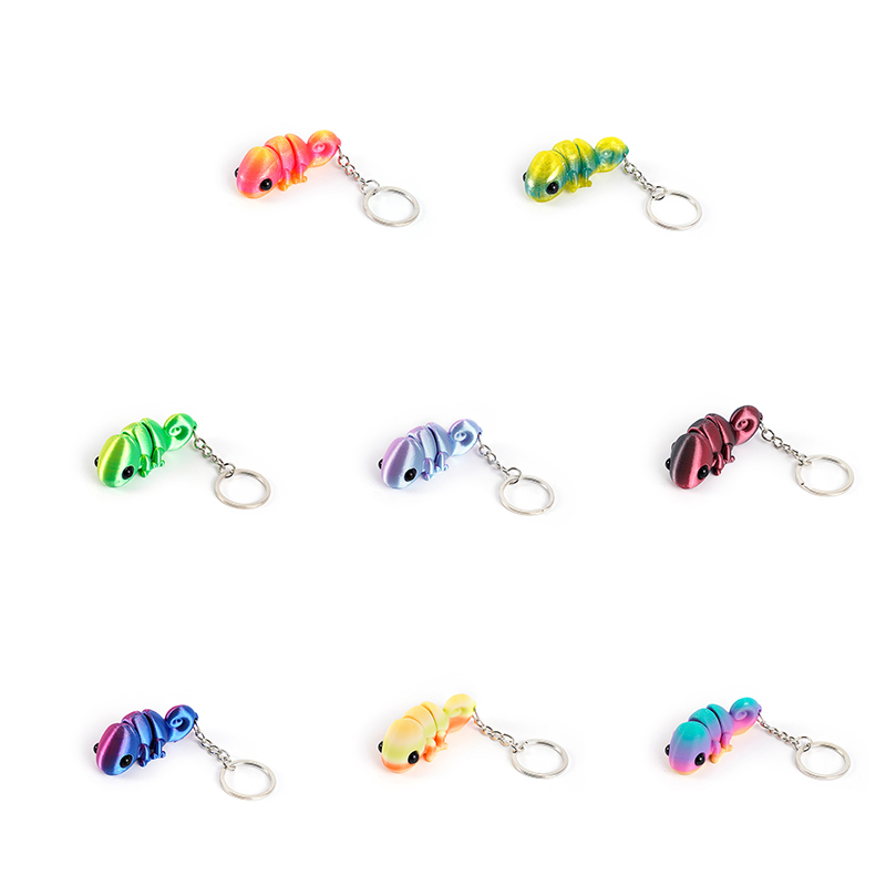 Quirky 3D Print Chameleon Keyc - Kids Quirky Toys 评论和价格