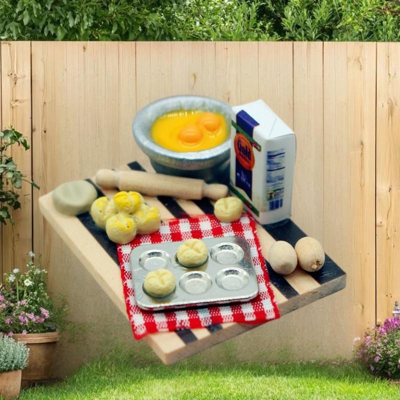 Dollhouse Food Toy Pastry Maki - Kids Toys Play Egg 评论和价格