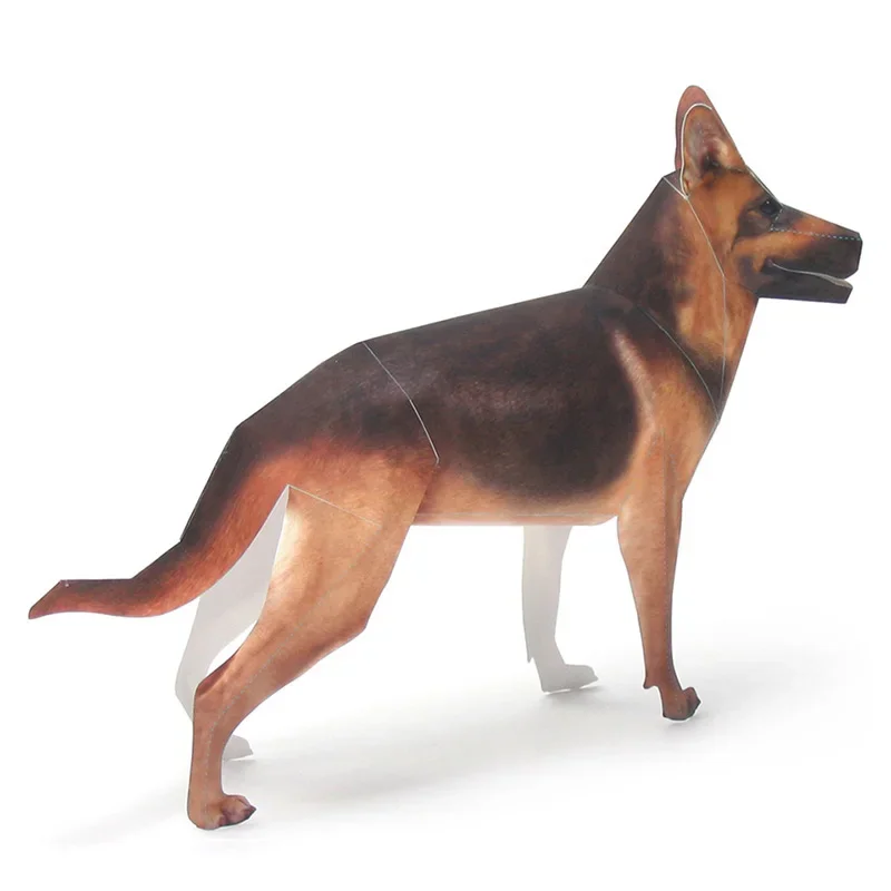 German Shepherd Dog Origami Ar - Kids Toys Dog 评论和价格