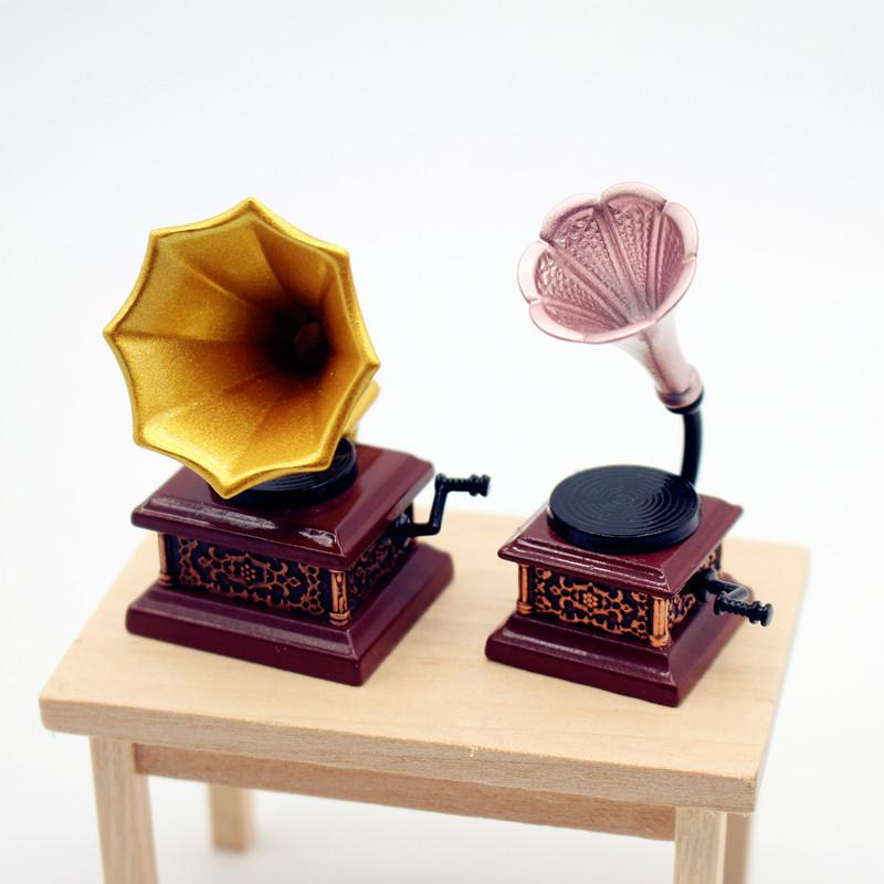 Dollhouse Vintage Phonograph M - Kids Toys House 评论和价格