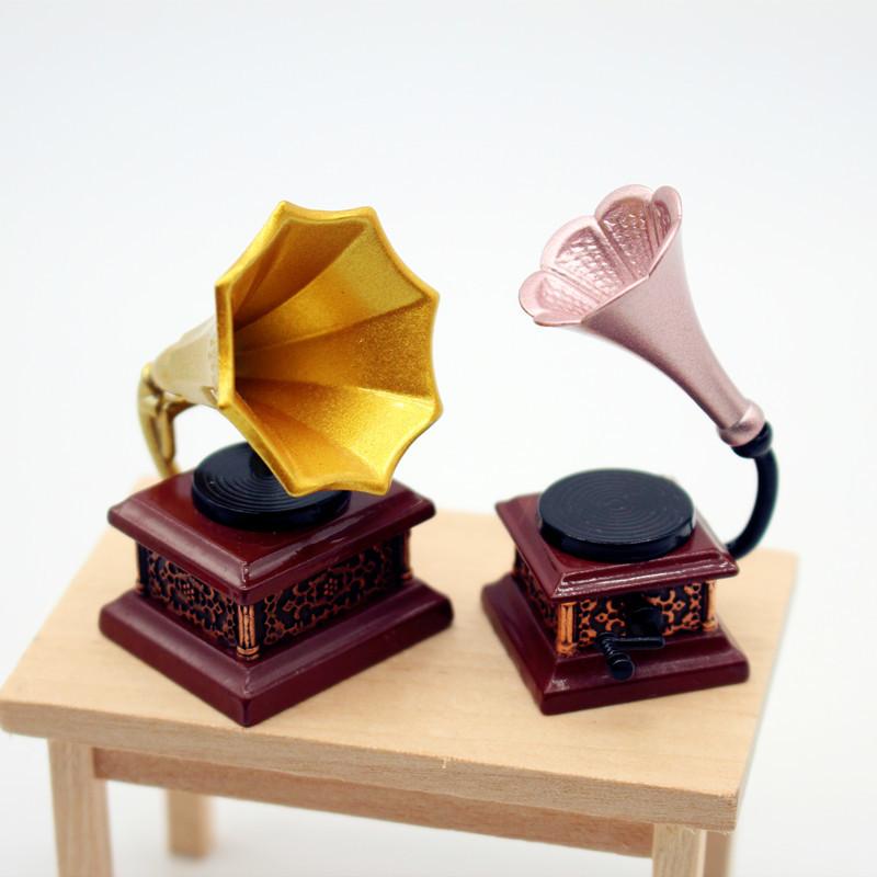 Dollhouse Vintage Phonograph M - Kids Toys House 评论和价格