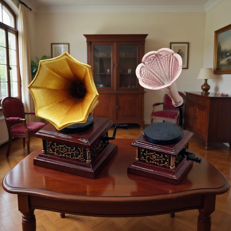 Dollhouse Vintage Phonograph M - Kids Toys House 评论和价格