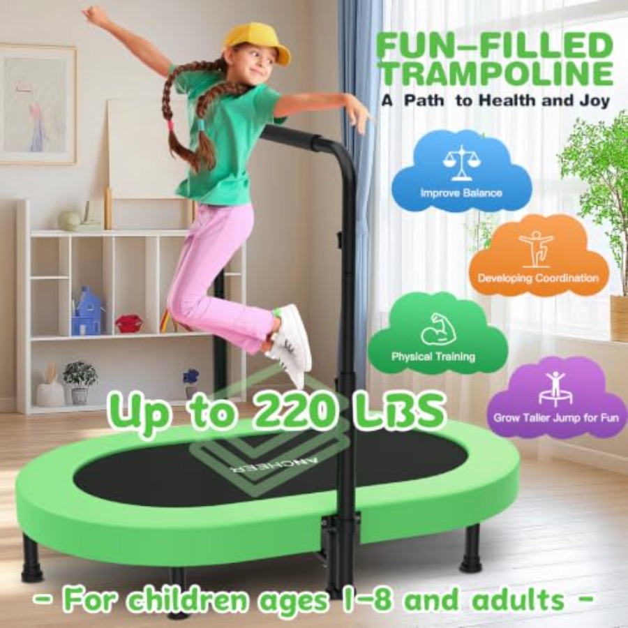 Toddler Trampoline For Indoor/ - Trampoline Mini Indoor 评论和价格