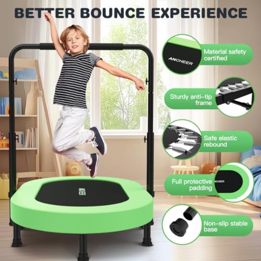 Toddler Trampoline For Indoor/ - Trampoline Mini Indoor 评论和价格