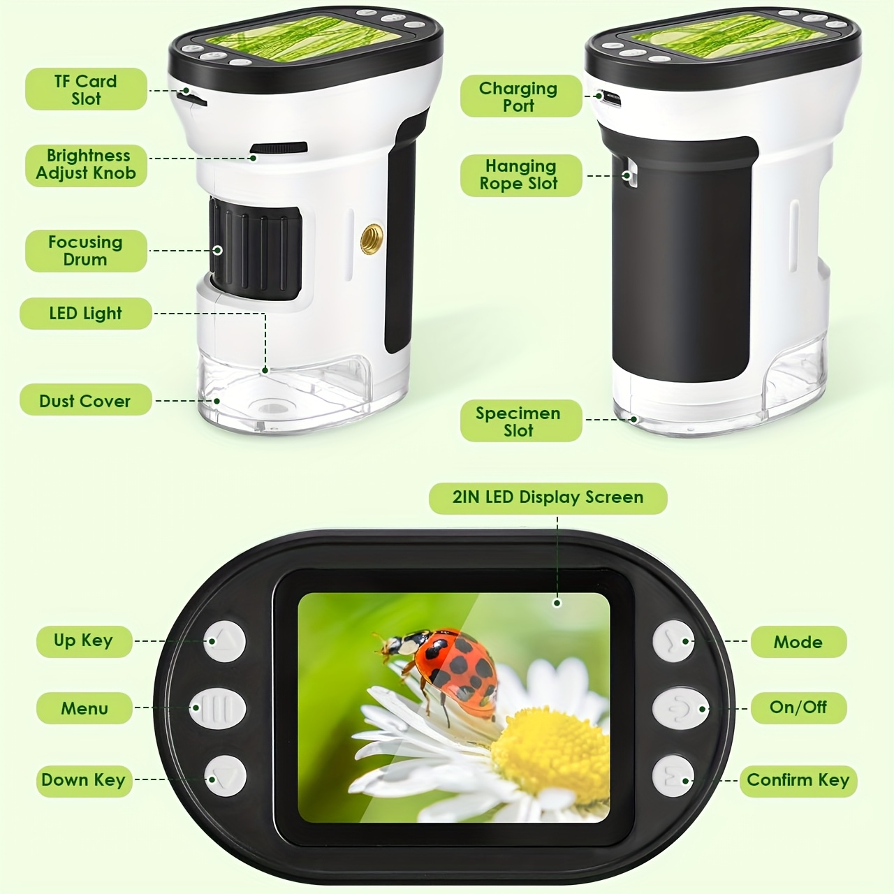 Kids Microscope Biological Kit - Kids Toys Under 200 评论和价格