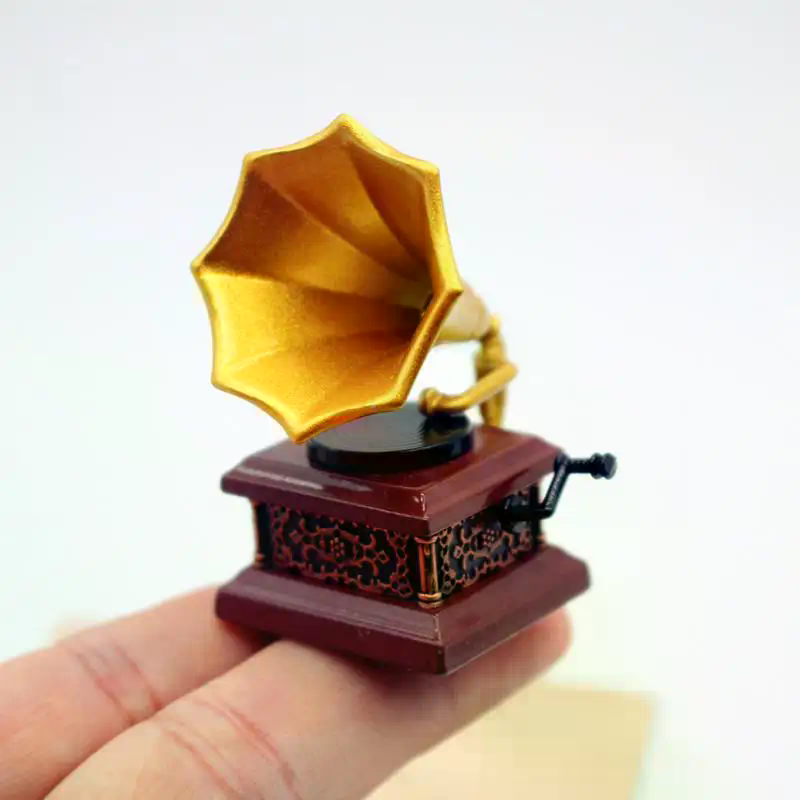 Dollhouse Vintage Phonograph M - Kids Toys House 评论和价格