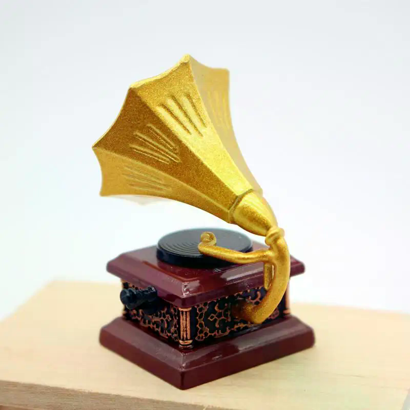 Dollhouse Vintage Phonograph M - Kids Toys House 评论和价格