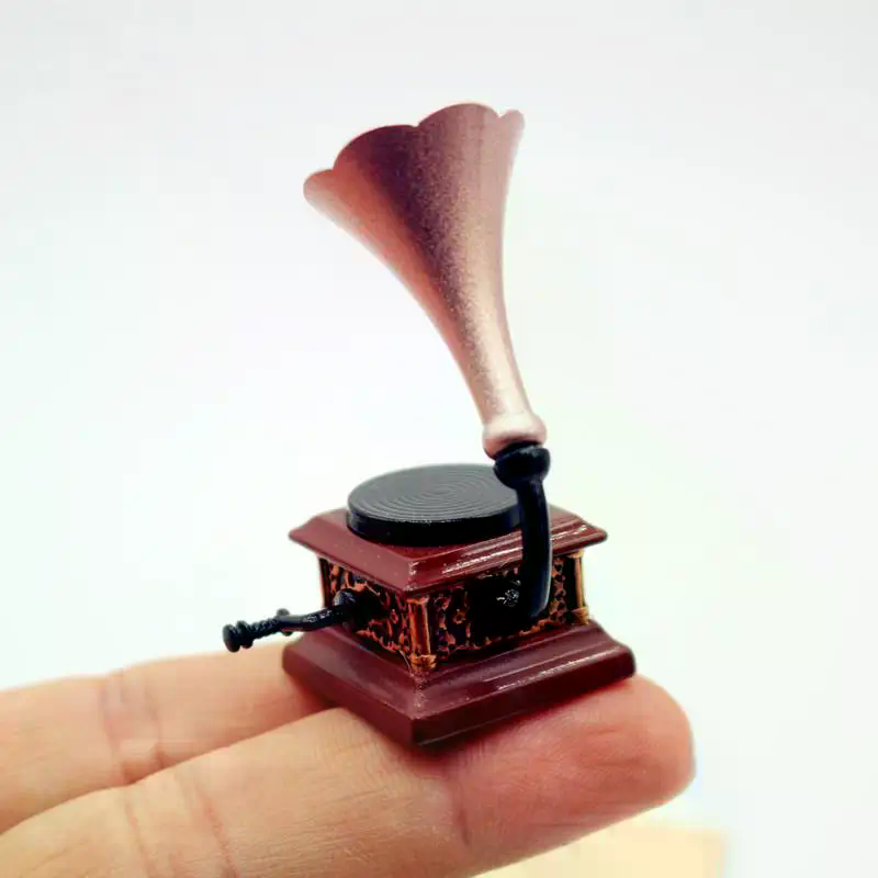 Dollhouse Vintage Phonograph M - Kids Toys House 评论和价格