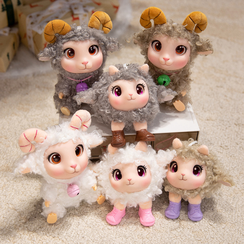 Kawaii Lamb Plush Toy Soft Vin - Kids Toys Animal 评论和价格
