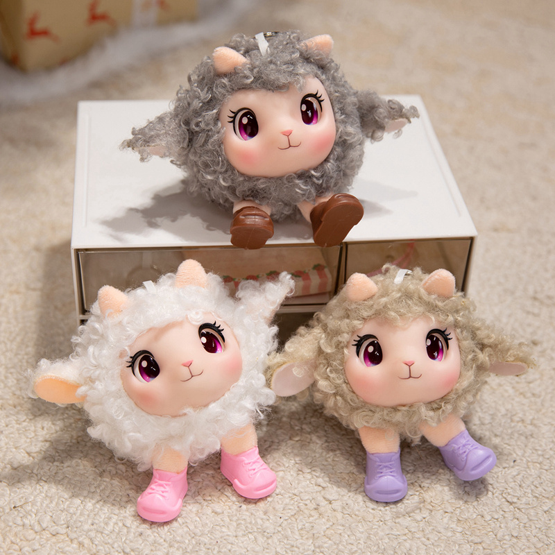 Kawaii Lamb Plush Toy Soft Vin - Kids Toys Animal 评论和价格