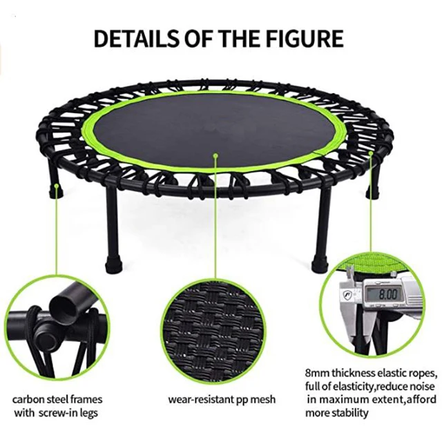 Indoor Foldable Bungee Cord 40 - Trampoline Mini Indoor 评论和价格
