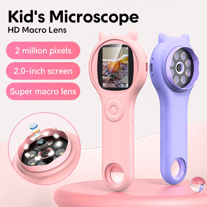 Kids Microscope Handheld Magni - Kids Toys Under 200 评论和价格