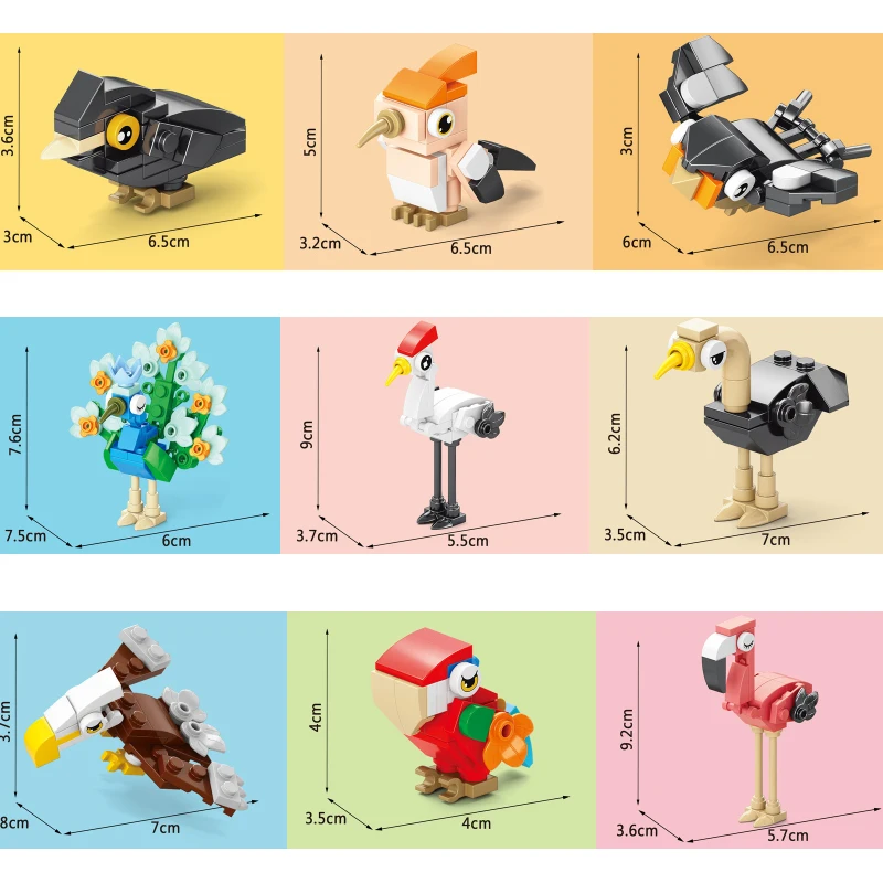 Bricks Animal Bird Paradise Cr - Kids Toys Animal 评论和价格