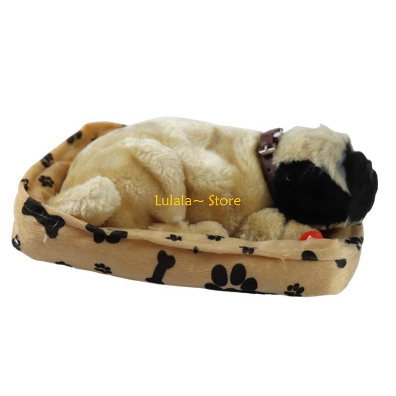 Y4QA Realistic Sleeping Plush  - Kids Toys Dog 评论和价格