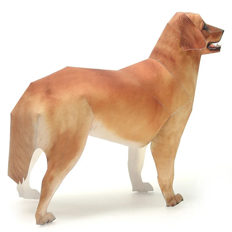 Golden Retriever Dog Paper Mod - Kids Toys Dog 评论和价格