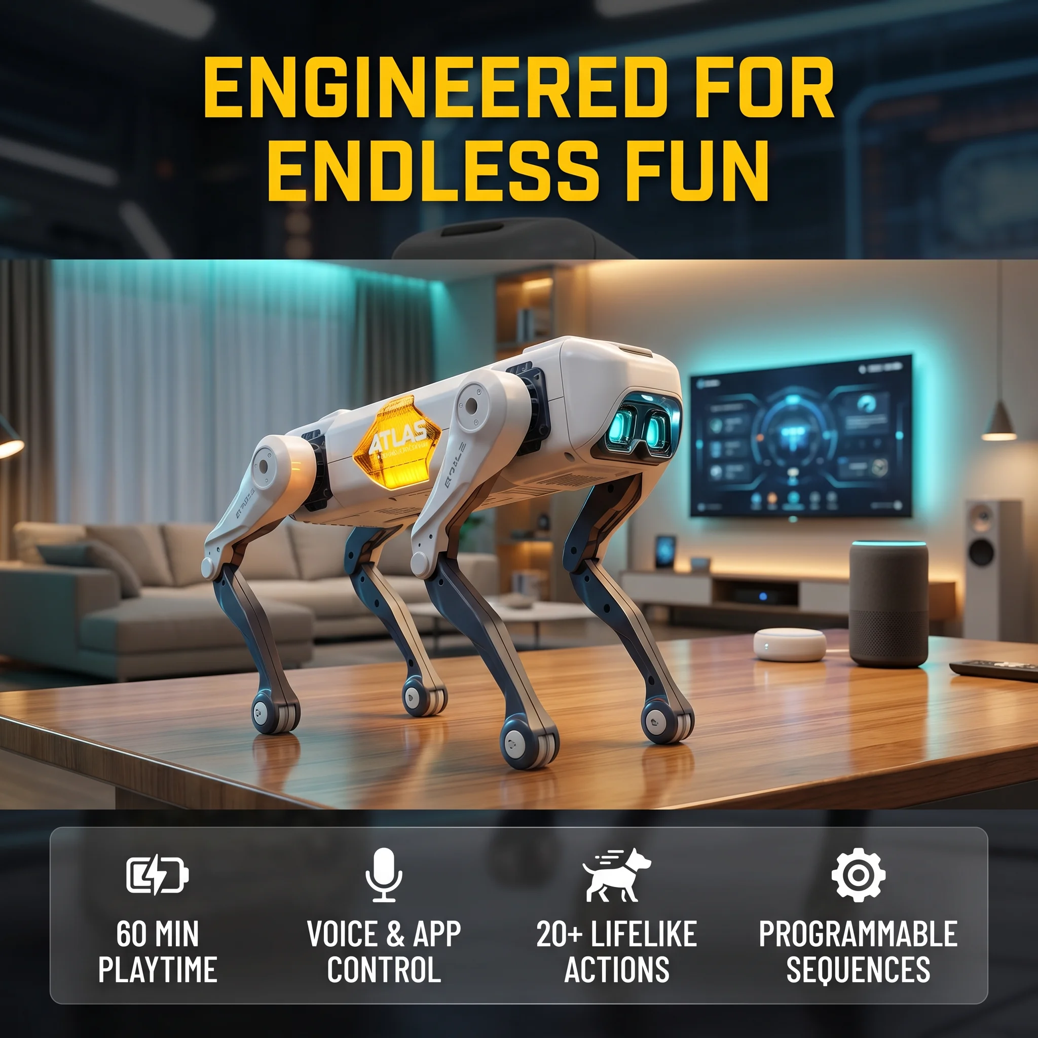 AI Smart Robot Dog, Voice & AP - Kids Toys Animal 评论和价格