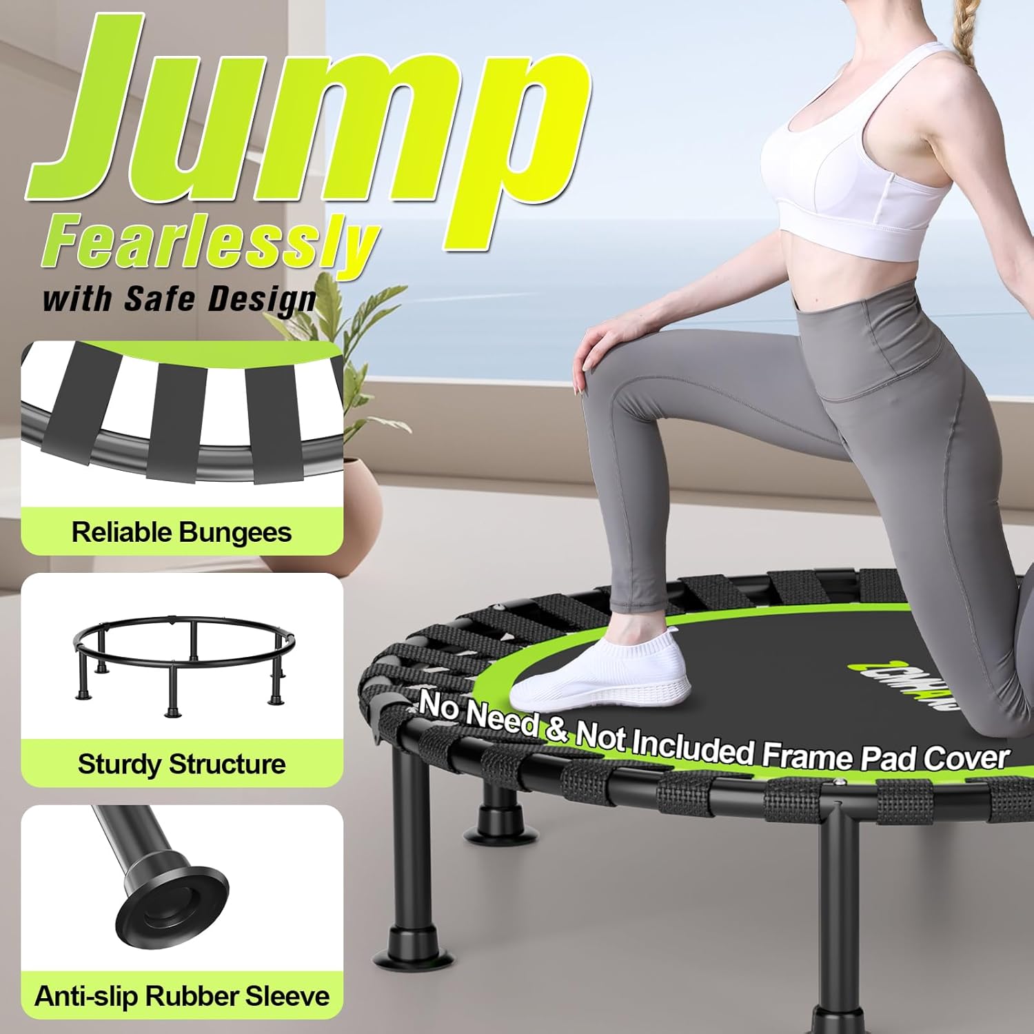 Foldable Mini Rebounder Trampo - Trampoline Mini Indoor 评论和价格