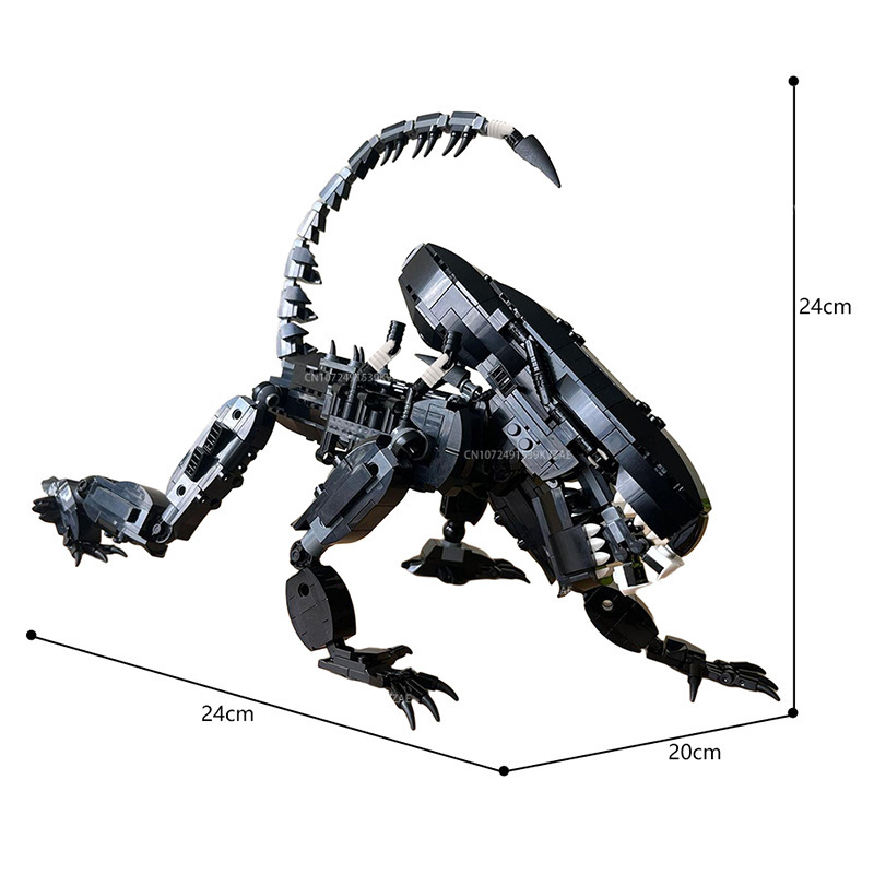 MOC Aliened Monster Building B - Xenomorph Kids Toys 评论和价格