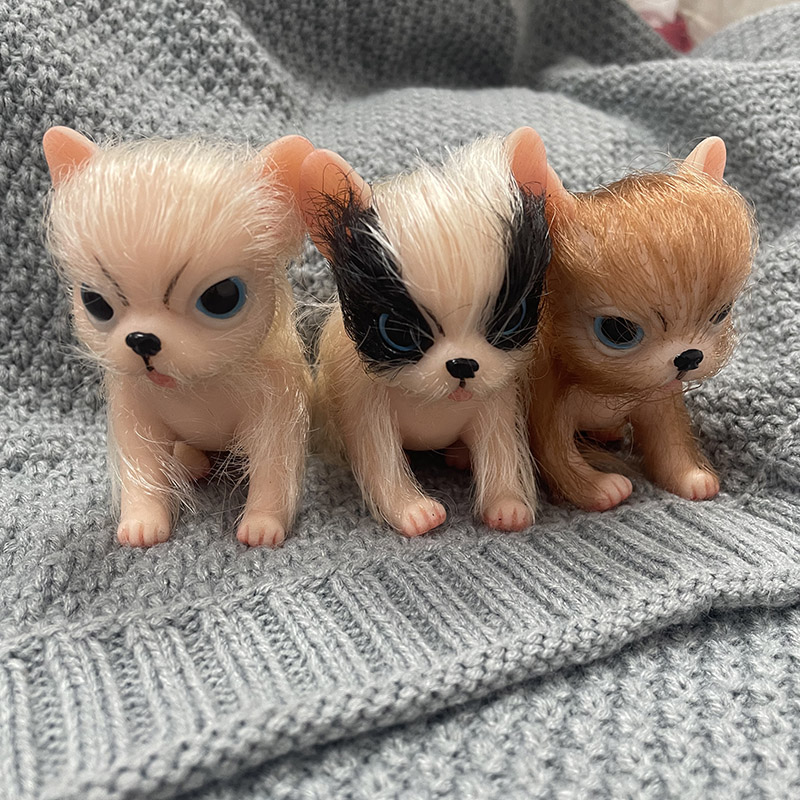 5Inch Full Body Silicone Cute  - Kids Toys Dog 评论和价格