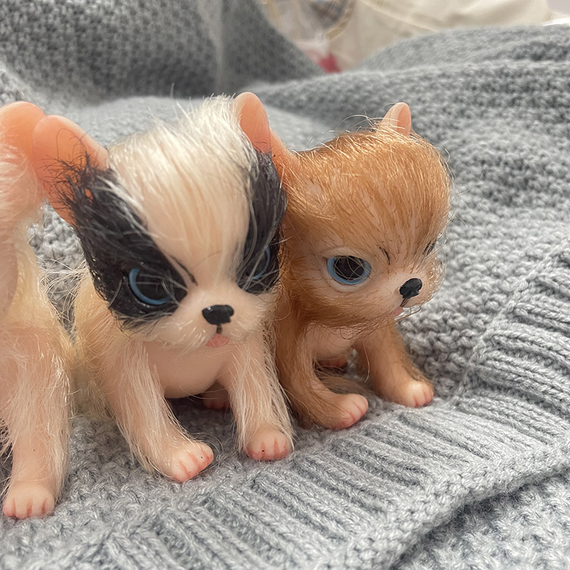5Inch Full Body Silicone Cute  - Kids Toys Dog 评论和价格